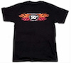 T-Shirt Clssc Flames Blk - image 1