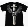"Winged Racing Skull" T-Shirt Small - image 2