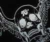 T-Shirt Wngd Rac Skll Blk - image 2