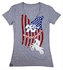 T-Shirt VNeck Americn GRY - image 1