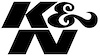 K&N Decal 2-1/4" x 1-1/8" Black Letters - image 1