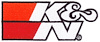 Embroidered K&N Logo Patch Peel-off Backing 4-1/4" x 1-3/4" - image 1