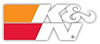 K&N Decal 2-1/2" x 6-1/2" White Letters - image 1