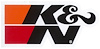K&N P/S Decal 3-1/2" x 1-3/4" Black Letters - image 1