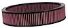 E-1650 14 in. X-Stream Filter Element Outside Diameter: 14 in.