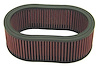 E-3504 Custom 66 Series Oval Air Filter 4 in. Height Fits: Small (11-7/8'' x 8-3/8'') Assemblies - image 1