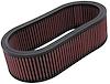 E-3514 Custom 66 Series Oval Air Filter 4 in. Height Fits: Large (15 in. x 8-1/4 in.) Assemblies