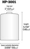 HP-3001 Performance Gold Oil Filter - image 4