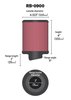 RB-0900 Round Straight Air Filter Flange Dia. (F): 3 in. (76 mm) - image 4