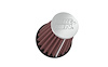 Round Tapered Universal Clamp-On Air Filter - image 1