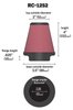 RC-1252 Round Tapered Universal Clamp-On Air Filter - image 2