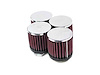Round Straight Air Filter Flange Dia. (F): 2.062" (52 mm) - image 1