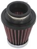 Round Tapered Universal Clamp-On Air Filter - image 2