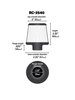 RC-2540 Round Tapered Universal Clamp-On  Air Filter - image 2