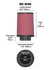 RC-4760 Round Tapered Universal Clamp-On Air Filter - image 2