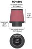 Round Tapered Universal Clamp-On Air Filter - image 2