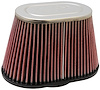 Oval Tapered Univ Clamp-On Air Filter Flange Dia - 3.500 in. (89 mm), Chrome Top - image 1