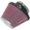 Oval Tapered Universal Clamp-On Air Filter Flange Dia - F: 3.938", 100mm - image 1
