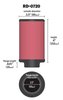 RD-0720 Round Straight Air Filter Flange Dia. (F): 2.5 in. (64 mm) - image 2