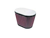 Dual Flange Oval Filter Flange inside Dia - F: 2.125" , 54mm - image 1