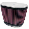 Dual Flange Oval Filter Flange inside Dia - F: 2.125" , 54mm - image 1