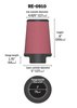 RE-0910 Round Tapered Universal Clamp-On Air Filter - image 2