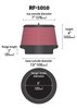 Tapered Filter Flange Dia.- F: 6" , 152 mm - image 2