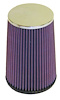 Round Tapered Universal Clamp-On Air Filter - image 1