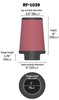 Round Tapered Universal Clamp-On Air Filter - image 2