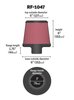 RF-1047 Round Tapered Universal Clamp-On Air Filter - image 3