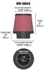 Round Reverse Tapered Conical Universal Air Filter - image 2
