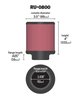 Round Straight Air Filter Flange Dia. (F): 2.438" (62 mm) - image 4