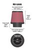 Clamp-on Air Filter - Universal - 4.500 in. Flange ID, 4.500 in. H - image 4