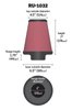 RU-1032 Clamp-on Air Filter - Universal - 4 in. Flange ID, 7 in. H - image 4