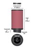 Round Straight Air Filter Flange Dia. (F): 2.75" (70 mm) - image 2
