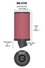 Round Straight Air Filter Flange Dia. (F): 2.438" (62 mm) - image 2