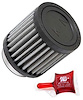 Round Straight Air Filter Flange Dia. (F): 1.75" (44 mm) - image 1