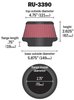 Round Tapered Universal Clamp-On Air Filter - image 2
