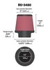 RU-3480 Tapered Filter Flange Dia.- F: 4.5 in. , 114 mm - image 2