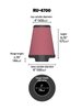 RU-4700 Round Tapered Universal Clamp-On Air Filter - Flange Dia.- F: 3 in, 76 mm - image 4