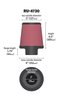 RU-4730 Universal Air Cleaner Assembly Round Tapered - image 2