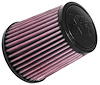 RU-9630 Round Tapered Universal Clamp-On Air Filter - Flange Dia.- F: 2.500 in, 64 mm