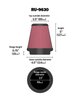 RU-9630 Round Tapered Universal Clamp-On Air Filter - Flange Dia.- F: 2.500 in, 64 mm - image 3