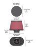 RX-4750 Oval Tapered X-Stream Clamp-On Air Filter - image 2