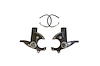 700130 3" Lift Spindles W/ Brake Lines Fits 1983-2003 Chevy Blazer/S10, 1983-1991 GMC S15 Jimmy, 1991-2003 GMC Sonoma