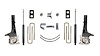 K886842 4" Lift Kit Mt Shocks Fits 2005-2022 Toyota Tacoma - image 1