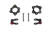 MP881331 3"/1" Leveling Kit Fits 2007-2019 Chevy Silverado,  2007-2019 GMC Sierra - image 1