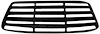 1036 Rear Window Louver 1970-1974 Plymouth Barracuda [ABS Textured Black] - image 1