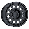 N501SB CONVOY Wheel, Size: 17" x 7.50", Bolt Pattern: 5 x 160 mm, Backspace: 6.22" [Finish: Satin Black]