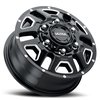 003-6568BM 003-Series Hunter AWD Van Wheel [Size: 16"x6.5"] Gloss Black w/ Milled Accents Finish - image 2